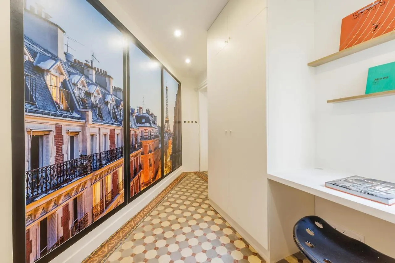 Authentic - 2p - Eiffel Tower Apartamento